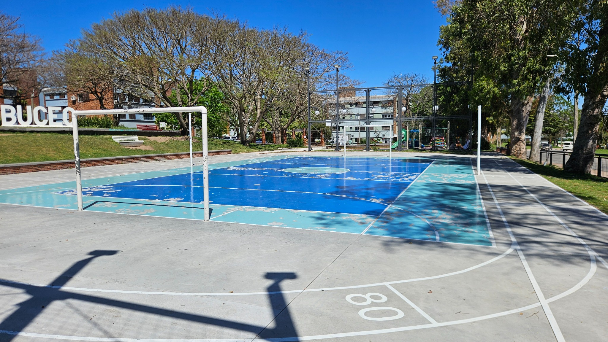 Cancha deportiva del complejo